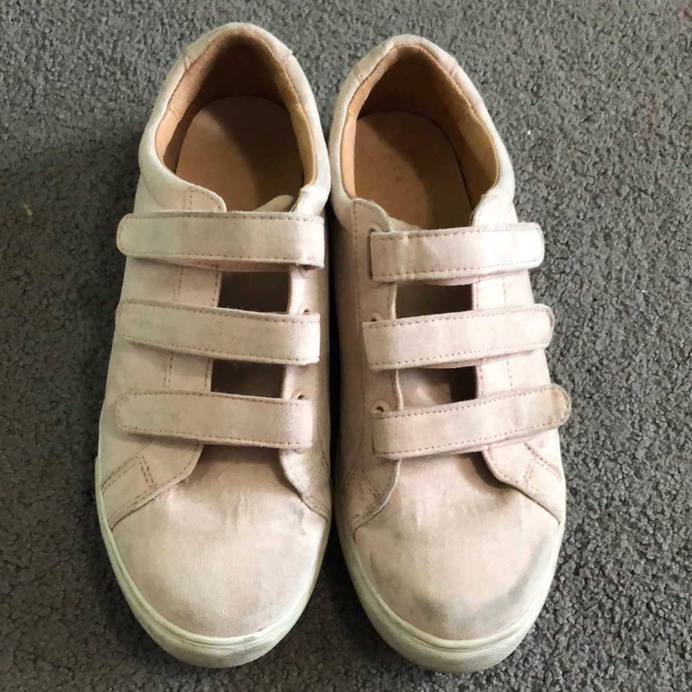 Light pink sneakers